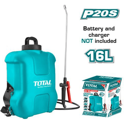 Total TSPLI2001 20V Cordless Knapsack Sprayer (Battery Powered) | Total by KHM Megatools Corp. Total TSPLI2001 20V Cordless Knapsack Sprayer (Battery Powered) | Total by KHM Megatools Corp.